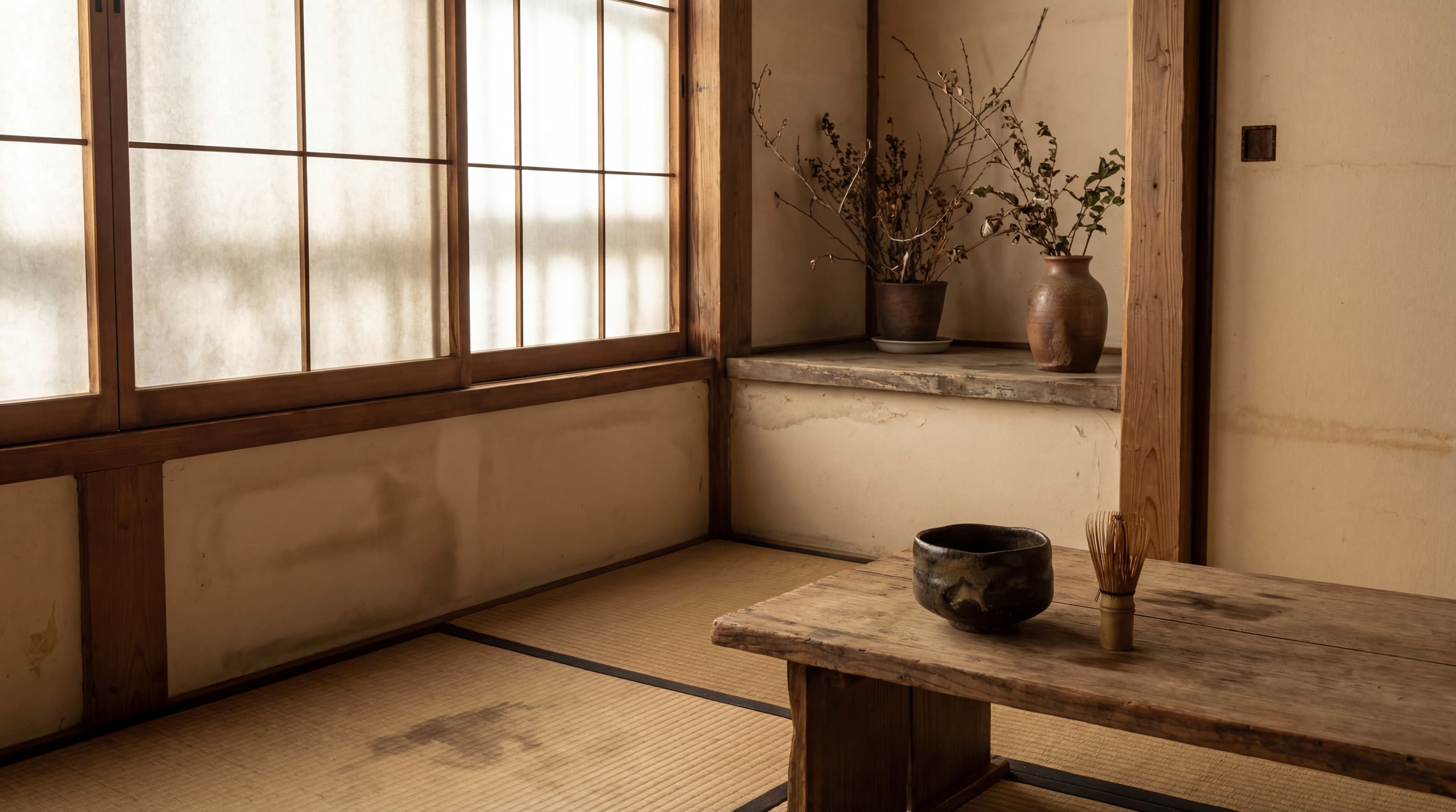ZAKŪYA tea room by day — matcha and the day menu
