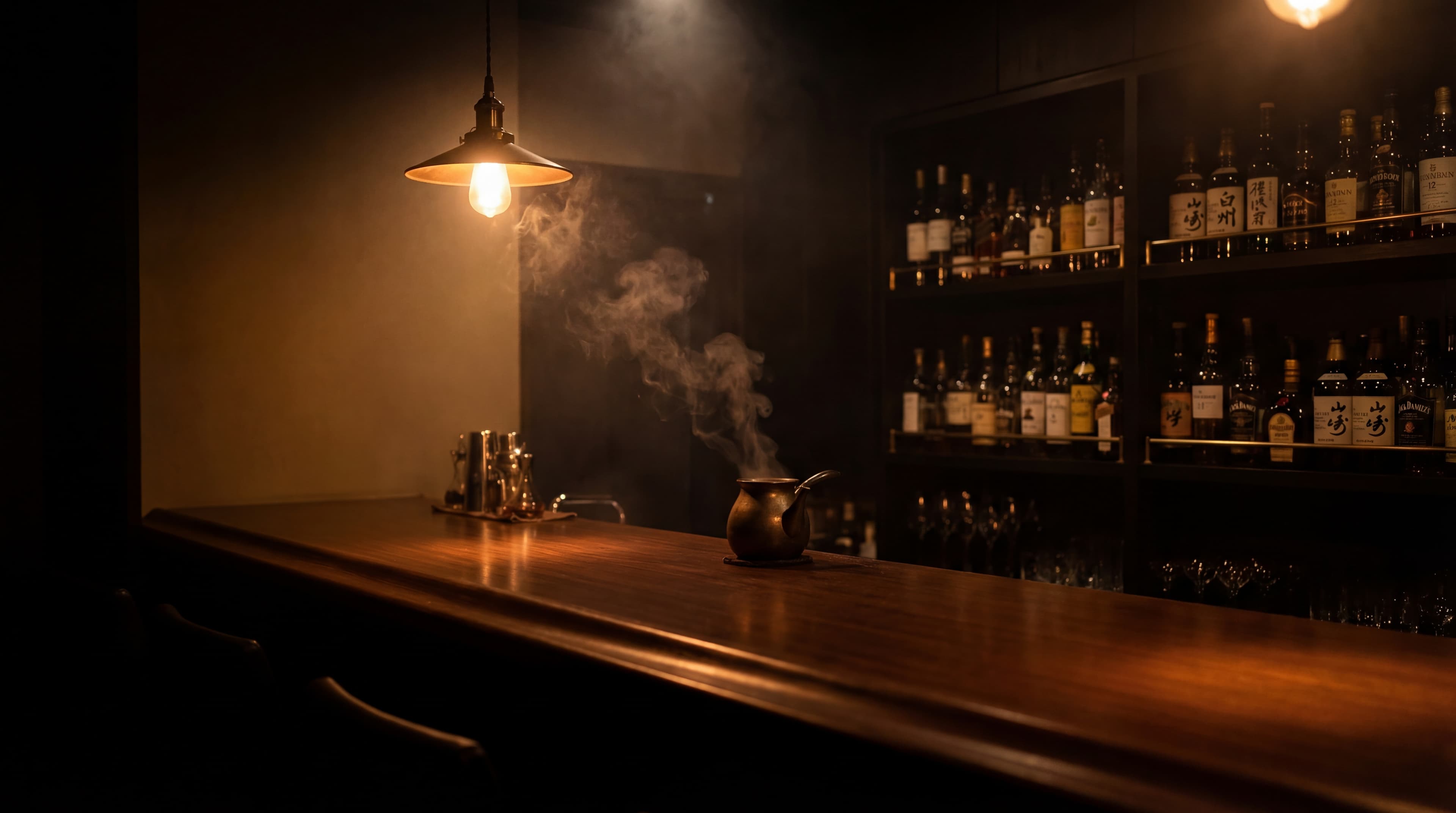 ZAKŪYA cocktail bar by night — the night menu